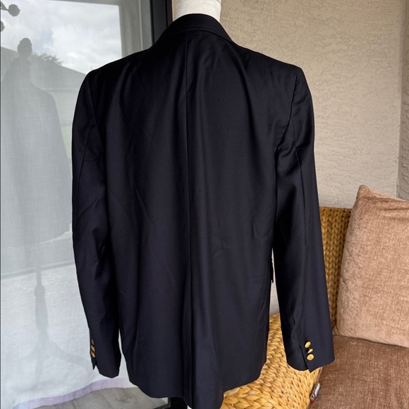 Loro Piana Brooks Brother Blazer Women’s Medium / Large Size 20 Black - Picture 7 of 15